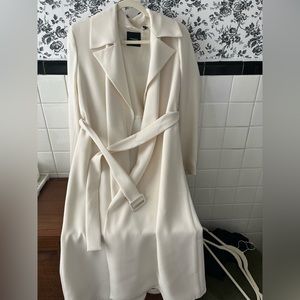 Theory White Trench Coat